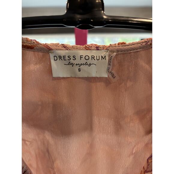 dress forum Los Angeles Floral Pink Size Small - Picture 2 of 10